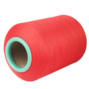 Dty White Integrated Recycled Knitting Yarn Elasticity 70D Spandex