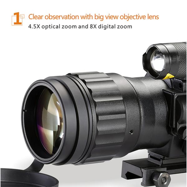 Digital Optics Scope Infrared Night Vision Monoculars NVP4550 Gun Accessories