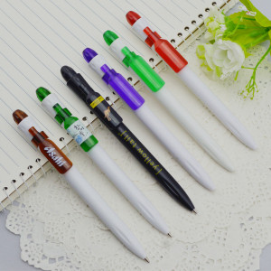 Buy Factory New Design school Custom Advertising Cartoon Pen Plastic Promotional Ballpoint pen at wholesale prices