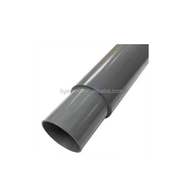 OEM/ODM Supported 4-Inch PVC Round Tube Pipe for Water Supply Free Samples and Material