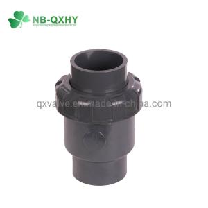 Industrial Pipe Fittings Pn16 PVC Union Valve with Bottom Bracket