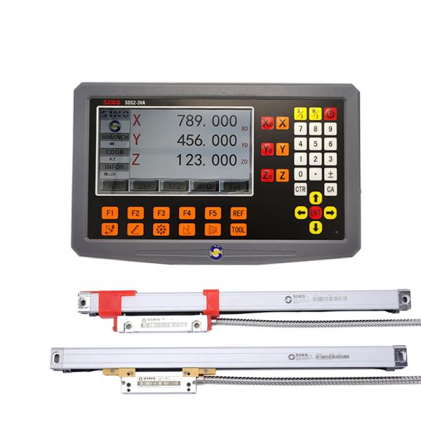 Buy SINO SDS2-3VA 3 Axis Digital Readout Meter With KA300 Glass Linear Ruler TTL RS422 Signal at wholesale prices