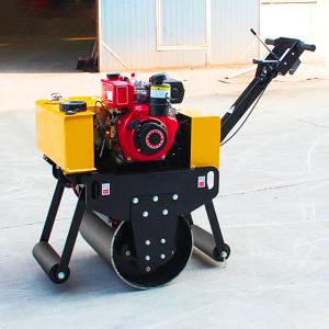 Factory Price 500kg 1000kg Fully Hydraulic Handheld Single Wheel Roller Road