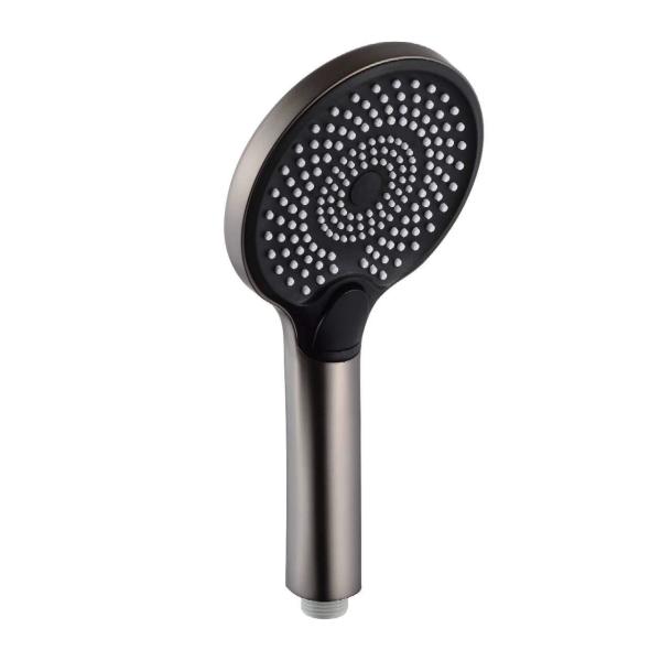 Buy Fashion Style High Pressure Round Matte Black ABS Plastic Rain Shower Head For Bathroom at wholesale prices