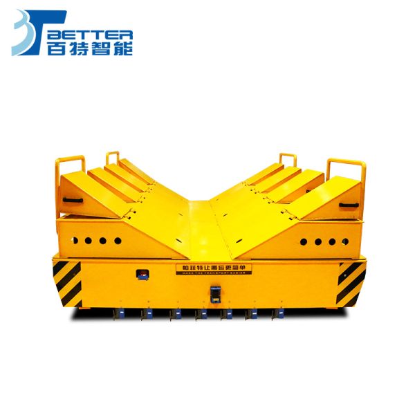 Buy 25 Ton Heavy Load Carbon Steel Coil Transfer Trolley Heat Resistant at wholesale prices