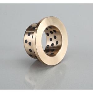 China JDB-20 Graphite Inlaid Oiless Gun Metal Bush Bearing 2 m/S Sliding Speed on sale