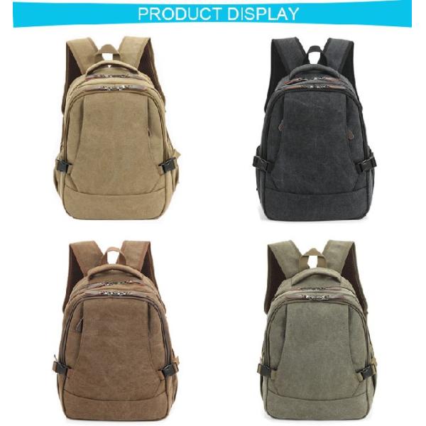 Canvas Materials Primary School Bag Waterproof Backpack 29x19x42cm Size