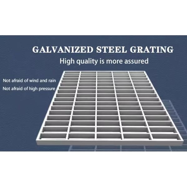 Durable Steel Walkway Steel Grating / Metal Grid Walkway Customized Car Park Drainage