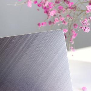 Grey Cross Hairline Stainless Steel Sheet Four Feet Metal Plate