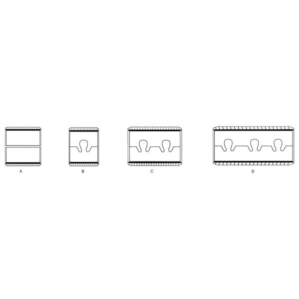 You can choose the structure of the self - lubricating bearing