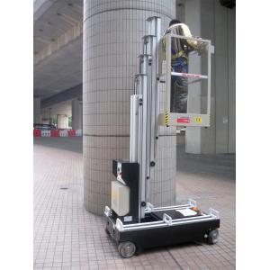 China Single Mast Lift For Fixture Works , 6.2m Height Self Propelled Work Platform on sale
