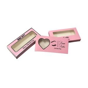 Gloss Lamination C1S Board Private Label Eyelash Packaging