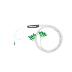 0.9mm Steel Tube Fiber Optic Splitter 1x32 With LC APC Connector