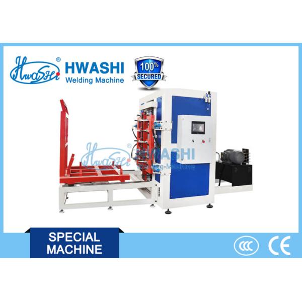 Hwashi IBC Cage Frame Locking Machine For Intermediate Bulk Container Production