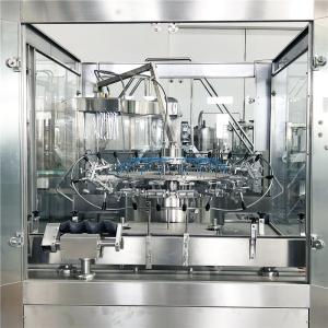 Wine Glass Bottle Rinser Machine , Rotary Bottle Cleaning Machine