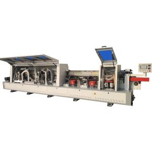 Quality Straight Automatic Through Feed Edge Banding Machine for Wood Furniture Manufacturing for sale
