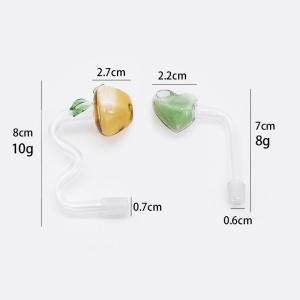 Drinking Curved Inhale Bent Mushroom Head Hookah Pipe