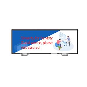 Android / IOS Taxi Top LED Screen Double Sided Frosted Taxi Top LED Sign