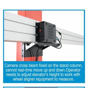 AA-DT198T 3D wheel alignment Steel column stand Camera beam manually move 2