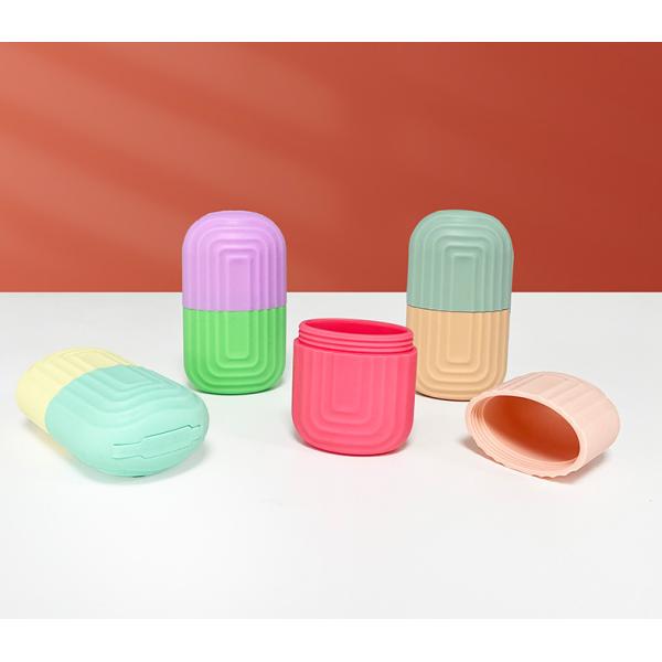 Silicone Face Ice Cube Facial Contouring Ice Mold Roller for Sustainable Ice Cream Tools