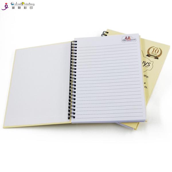 Buy Bulk Custom Diary Printing / Glossy Finishing Spiral Bound Notebook Printing at wholesale prices