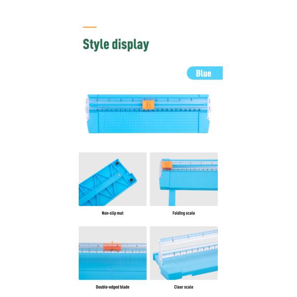 ZEQUAN Mini A5 Photo Paper Cutter Kids Handcraft Helper with Ruler and Trimmer
