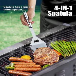 Stainless Steel BBQ Utensil Set FDA Available For Multiapplication