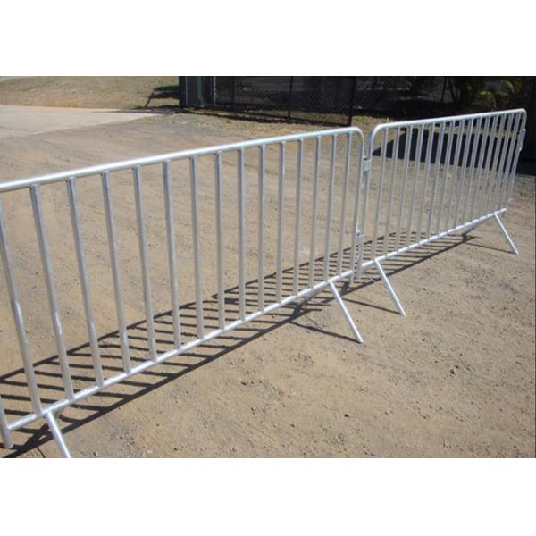Road Access To Safe Metal Crowd Barriers Of Low Carbon Steel Tube For Public Events