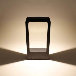 7w Bollard Style Landscape Lights , IP67 Black Outdoor Lights 90 CRI