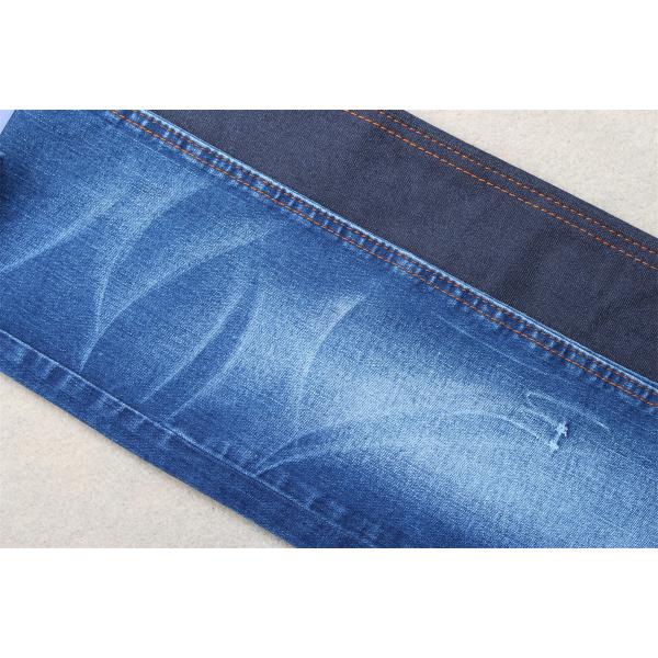 Dark Blue Full Lycra Slub Denim Fabric For Kids And Women Jeans