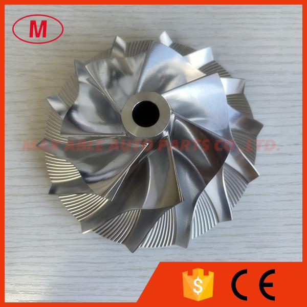 HX60 reverse 76.00/113.01mm 7+7 blades turbo milling/Aluminum 2618/billet compressor wheel