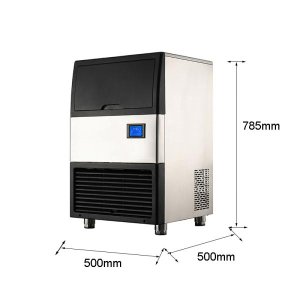 Hot Seller Bingsu Crystal Cylindrical Ice Machine Maker 15kg Ice Storage 220V Voltage