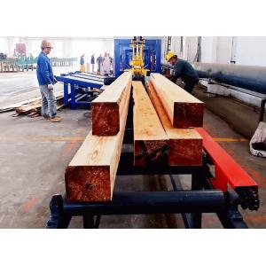 Automatic Vertical Twin Head Bandsaw Sawmill Line Wood Saw Machine
