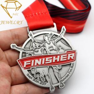 Sports Metal Award Silver Running Championship Medals