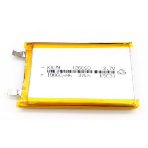 PL126090 10000mAh 3.7V Lithium Ion Polymer Battery
