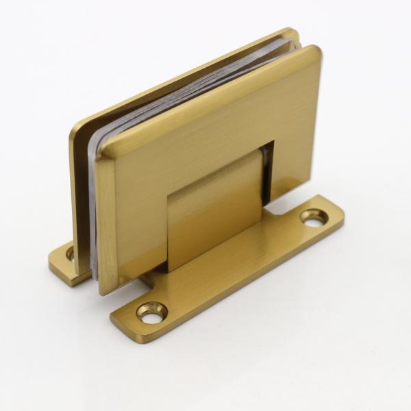 Adjustable Brass Pivot Wall Glass Hinge for Glass Door Pivot Hinges in 90*55mm Size