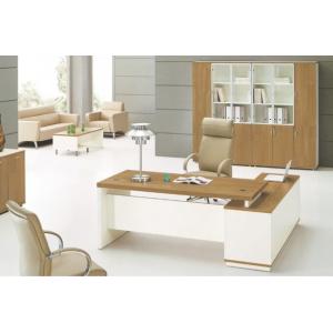 modern wooden office manager desk Foshan furniture in warehouse