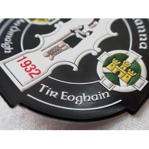 Eco Friendly Custom TPU Badges 3D Embossed Logo Heat Transfer For Garment