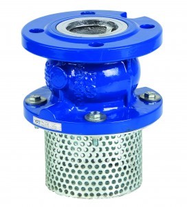 DN15 ~DN300 Stainless Steel Foot Valve With Screen Strainer Epoxy Powder Coating