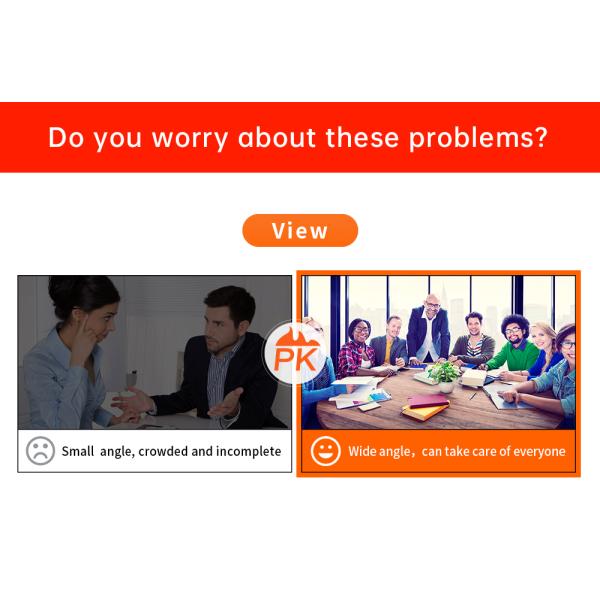 Video Conference System With audio 3A algorithm, conference sound source acquisition and accurate noise suppression