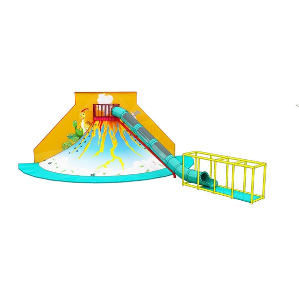 Volcano Climbing Slide for Playgrounds Indoor Outdoor Use