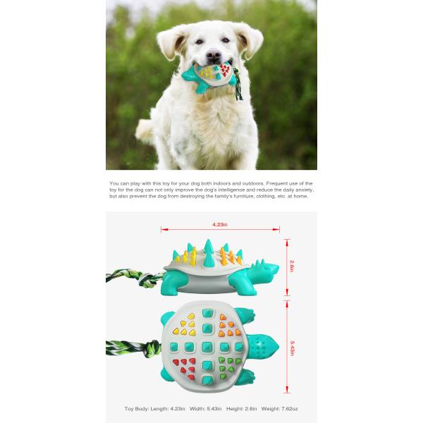 Manufacturers Sell Well Colorful Turtle Dog Cleaning Teeth Toy Pet Toys Dog Chew Toy