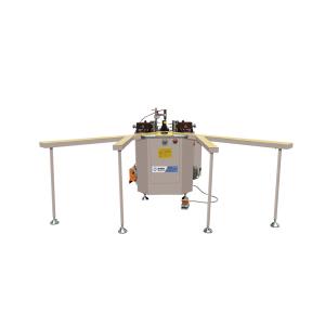 160mm Height Aluminum Corner Crimping Machines