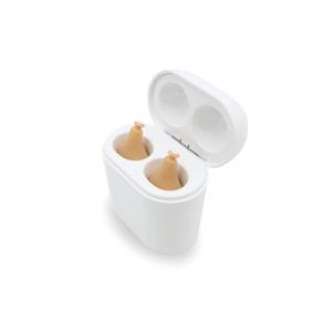 White Rechargeable CIC Hearing Aids