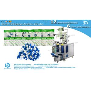 Capsules automatic counting packing in 3 side sealing sachet with easy tear