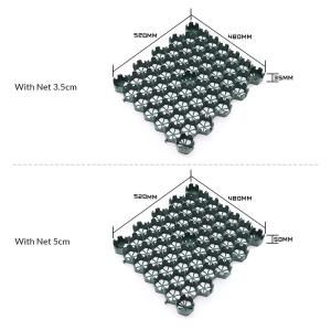 Protect Turf with 480x520mm Ground Stabilising Permeable Pavers and Plastic Car
