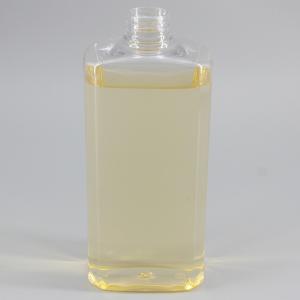 500/550ml PET Clear Square Shampoo Shower Gel Bottle Home Use Large Volume