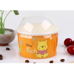 Custom Ice Cream Paper Bowls Disposable For Frozen Yogurt Shop , Eco Freindly