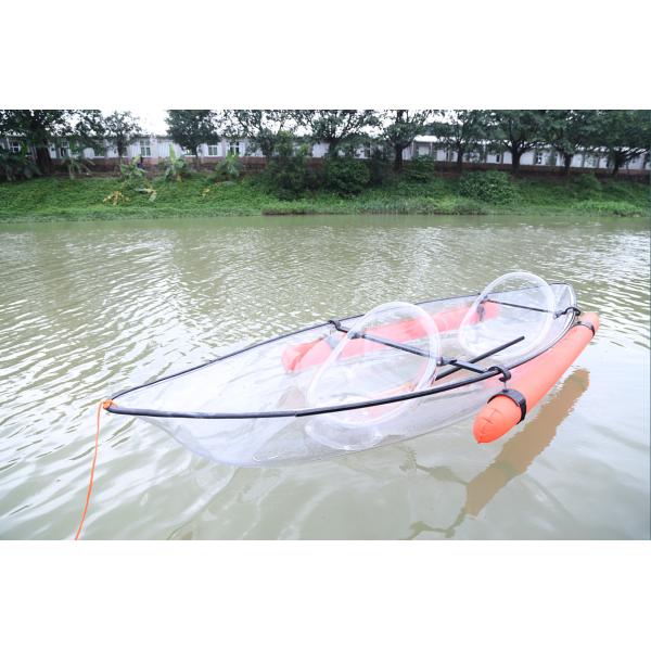 Buy Transparent Polycarbonate plastic Transparent plastic kayak for two person at wholesale prices