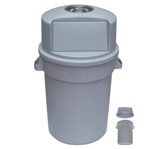 80L 100L 120L Plastic Trash Can On Wheels Thickened Round Trash Can